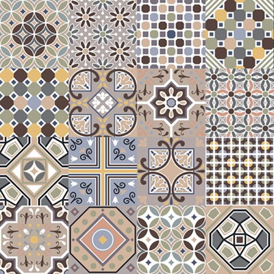 HIDRAULICO dlažba Mosaico Multicolor 45x45 (1,62m2)