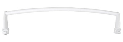 Sušiak uterákov na vykurovacie telesá 43 cm, oblý, biela