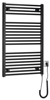 DIRECT-E elektrické vykurovacie teleso, rovné, 600x960 mm, 400 W, čierna