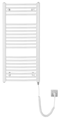 ORBIT-E elektrické vykurovacie teleso, oblé, 450x960 mm, 300W, biela