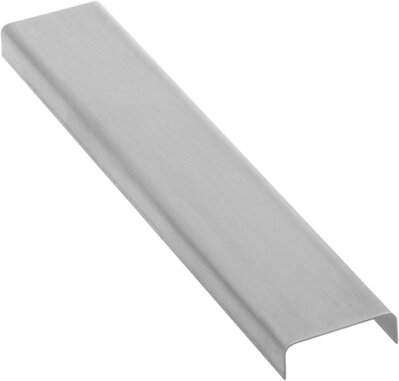 Lišta do obkladov, kartáčovaná nerez, L100cm, 10mm