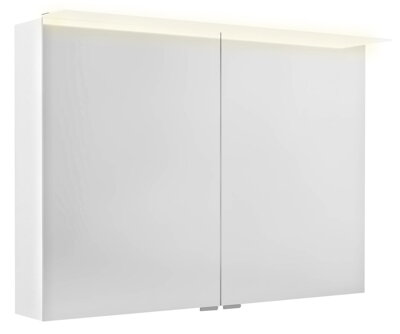 LINEX galérka s LED osvetlením, 100x70x15cm, biela