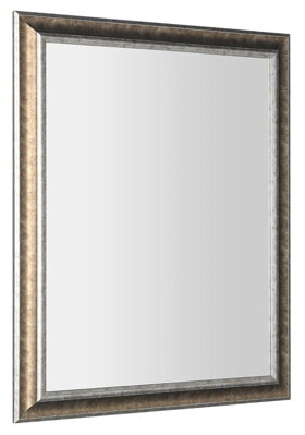 AMBIENTE zrkadlo v drevenom ráme 720x920mm, bronzová patina