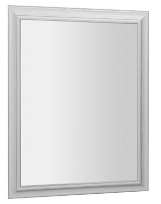 AMBIENTE zrkadlo v drevenom ráme 720x920mm, starobiela