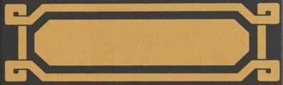 OLD ENGLAND Listello Black Leeds 6x20
