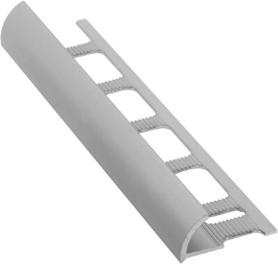 Lišta k obkladom O, matný eloxovaný hliník, L250cm, 10mm