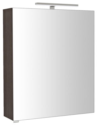 RIWA galérka s LED osvetlením, 60x70x17cm, borovica rustik