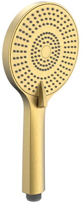 Ručná masážna sprcha, 3 režimy, Ø 120 mm, ABS/ zlato mat