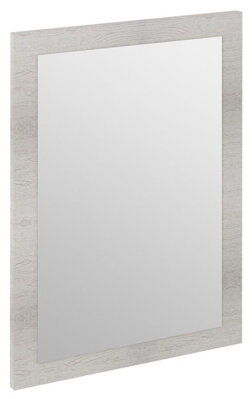 TREOS zrkadlo v ráme 750x500x28mm, dub Polar
