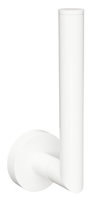 X-ROUND WHITE držiak toaletného papiera rezervný, biela