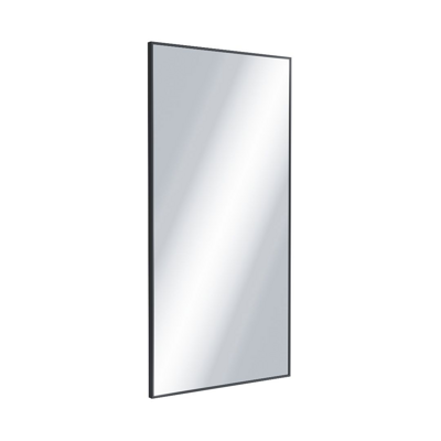 Excellent KUADRO ZRKADLO, čierny matný rám, 50X100 cm DOEX.KU100.050.BL