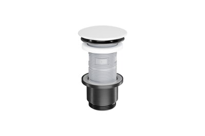 Excellent Dizajn click-clack výpusť bidet umývadlo, telo čierna matná, keramika kryt terakota matná