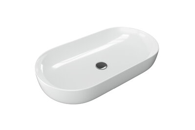 Excellent Luqa na dosku umývadlo 40 cm okrúhle, biela lesklá