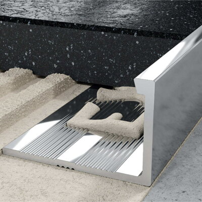 Excellent Z stair profil 10 mm, dĺžka 250 cm hliník, eloxovaná zlatá