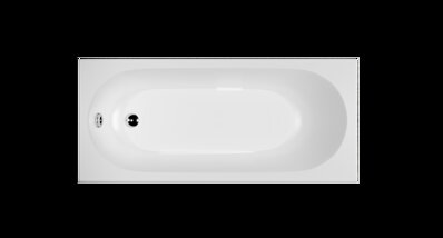 Excellent Oceana SLIM Mono obdĺžniková vaňa 170X70 cm biela lesklá
