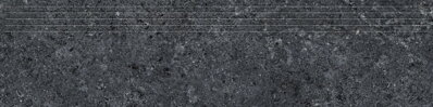 Tubadzin ZIMBA GREY STRUKTURA MAT REKT. 29,6X119,8 schodovka