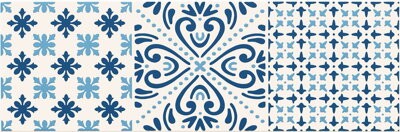 Arte AVIGNON COBALT 2 14,8X44,8 dekor