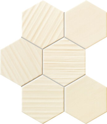 Tubadzin HORIZON HEX IVORY 28,9X22,1 mozaika