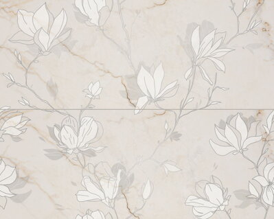 Tubadzin LIBERTE FLEUR 2-ELEMENT 59,8x74,8 dekor