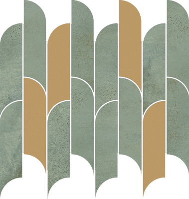 Tubadzin TISSUE GREEN 27,2x29,8 mozaika