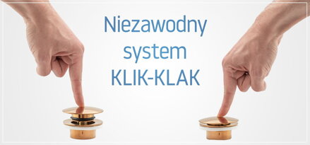 Rea SIFÓN S KLIK-KLAK ZÁTKOU UNIVERZÁLNY UMÝVADLOVÝ, rose gold REA-A8541