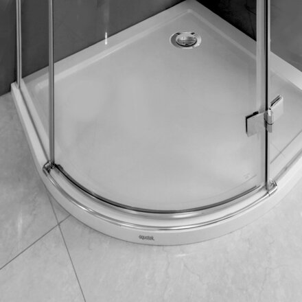 Aquatek BETTER S3 ŠTVRŤ-KRUHOVÝ SPRCHOVÝ KÚT 90x90, pravý, sklo číre