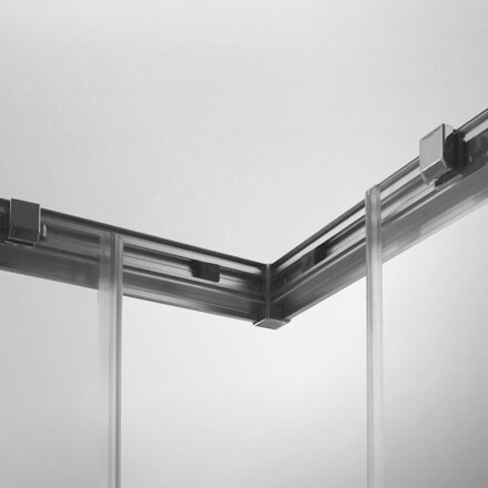 Aquatek DYNAMIC R14 OBDĹŽNIKOVÝ SPRCHOVÝ KÚT 100x80, ľavý, sklo grapé