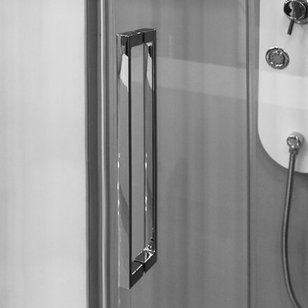 Aquatek DYNAMIC R23 OBDĹŽNIKOVÝ SPRCHOVÝ KÚT 120x80, ľavý, sklo grapé