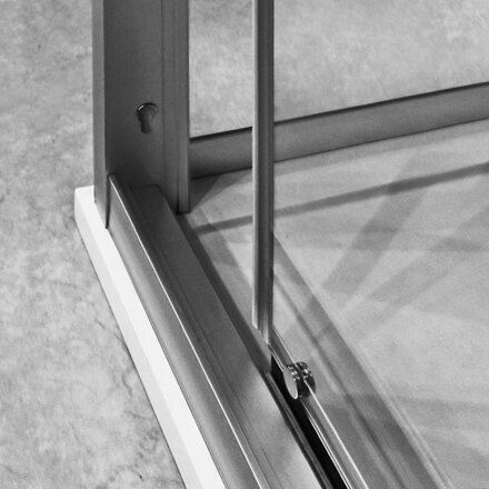 Aquatek DYNAMIC R23 OBDĹŽNIKOVÝ SPRCHOVÝ KÚT 120x80, ľavý, sklo grapé