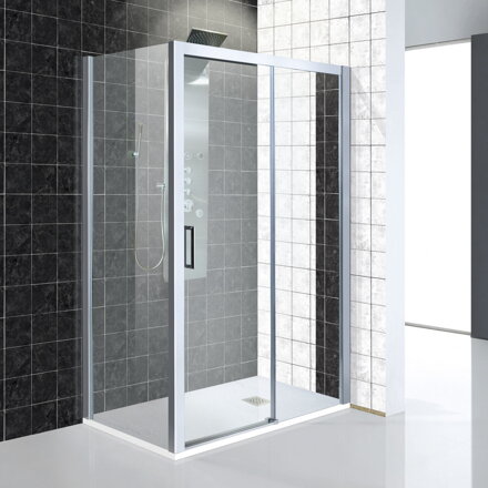 Aquatek DYNAMIC R23 OBDĹŽNIKOVÝ SPRCHOVÝ KÚT 120x80, pravý, sklo číre