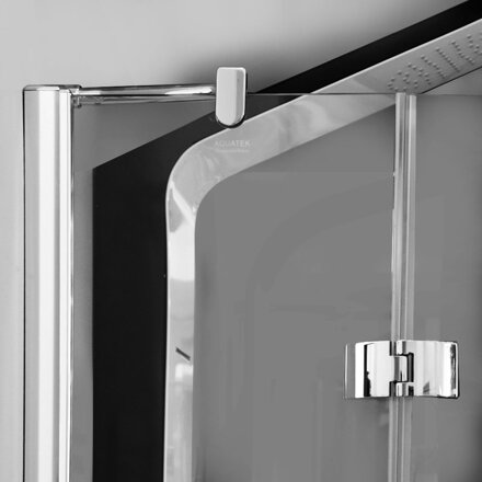 Aquatek EXTRA S7 ŠTVRŤ-KRUHOVÝ SPRCHOVÝ KÚT 90x90, sklo frost