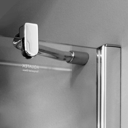 Aquatek EXTRA S7 ŠTVRŤ-KRUHOVÝ SPRCHOVÝ KÚT 90x90, sklo frost