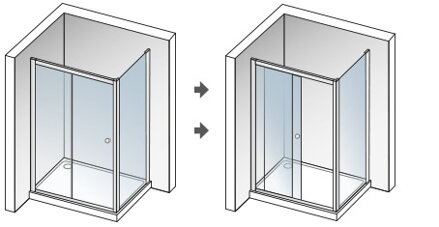 Aquatek FAMILY R33 OBDĹŽNIKOVÝ SPRCHOVÝ KÚT 120x90, sklo grapé