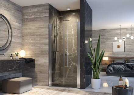 Aquatek GLASS B2 100 SPRCHOVÉ DVERE, sklo matné