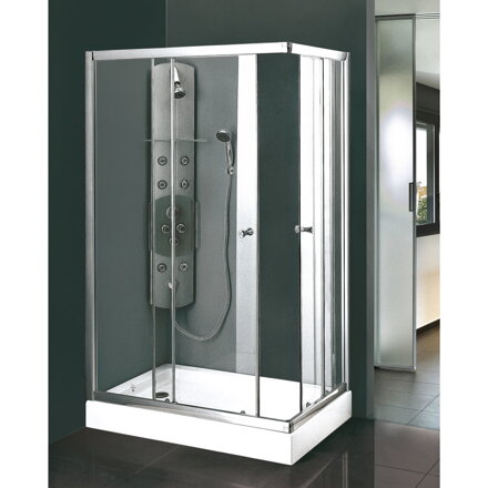 Aquatek MASTER R14 OBDĹŽNIKOVÝ SPRCHOVÝ KÚT 100x80, sklo matné