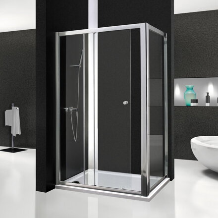 Aquatek MASTER R33 OBDĹŽNIKOVÝ SPRCHOVÝ KÚT 120x90, sklo matné