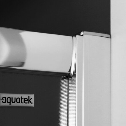 Aquatek MASTER S4 ŠTVRŤ-KRUHOVÝ SPRCHOVÝ KÚT 90x90, sklo číre