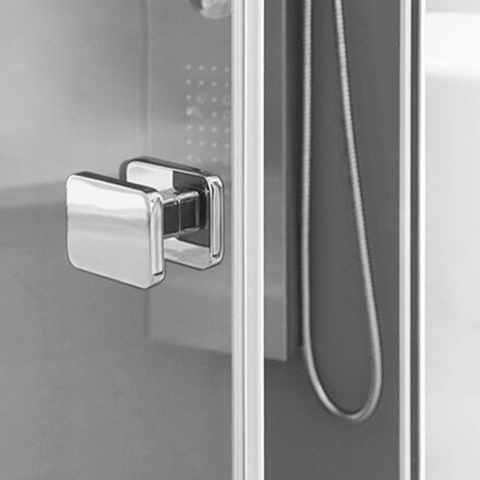 Aquatek SMART A3 ŠTVORCOVÝ SPRCHOVÝ KÚT 90x90, pravý, sklo číre