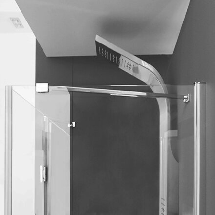 Aquatek SMART A3 ŠTVORCOVÝ SPRCHOVÝ KÚT 90x90, pravý, sklo číre