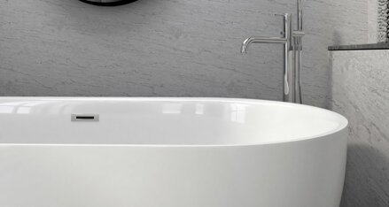 Aquatek ATLANTIC 170 VAŇA VOĽNE STOJACA biela akrylátová