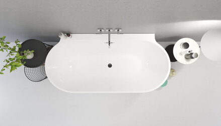 Aquatek LAREDO 170 VAŇA VOĽNE STOJACA biela akrylátová