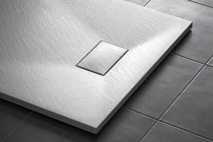 Aquatek SMC ROCK OBDĹŽNIKOVÁ SPRCHOVÁ VANIČKA 120x70 biela z tvrdeného polyméru