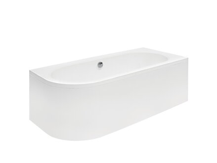Besco AVITA 180 VAŇA ASYMETRICKÁ 180x80 pravá, biela sanitárny akrylát WAV-180-NP