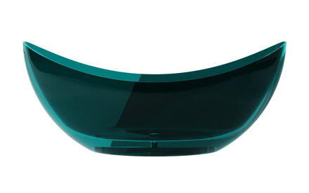Besco AXYA OCEAN BREEZE 180 VAŇA VOĽNE STOJACA 180x80, zelená zo syntetickej živice, klik-klak čierny WAA-180-OBB