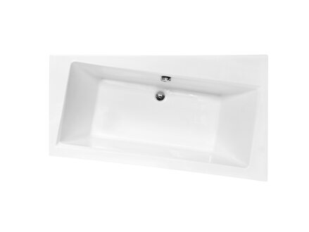 Besco INFINITY 150 VAŇA ASYMETRICKÁ 150x90 pravá, biela sanitárny akrylát WAI-150-NP