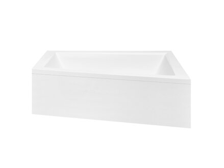 Besco INTIMA 160 VAŇA ASYMETRICKÁ 160x90 pravá, biela sanitárny akrylát WAIT-160-NP