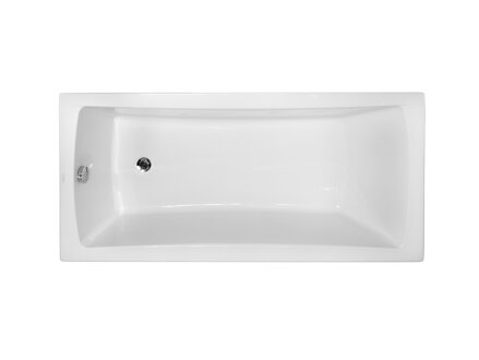 Besco OPTIMA 160 VAŇA OBDĹŽNIKOVÁ 160x70, biela sanitárny akrylát WAO-160-PK