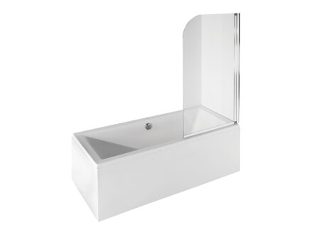 Besco QUADRO 180 VAŇOVÝ ČELNÝ A BOČNÝ PANEL 180x80, biela sanitárny akrylát OAQ-180-PK