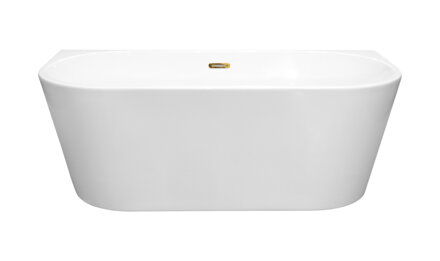 Besco VICA NEW 170 VAŇA VOĽNE STOJACA 170x80, biela sanitárny akrylát, prepad slim klik-klak biely WAS-170VNBI