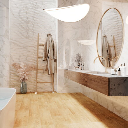 Ceramica Bianca DEMETER WHITE CCR148 LESK REKT. 25x75 obklad Ceramica Bianca DEMETER WHITE CCR148 LESK REKT. 25x75 obklad